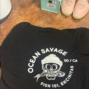 Ocean Savage Black hoodie